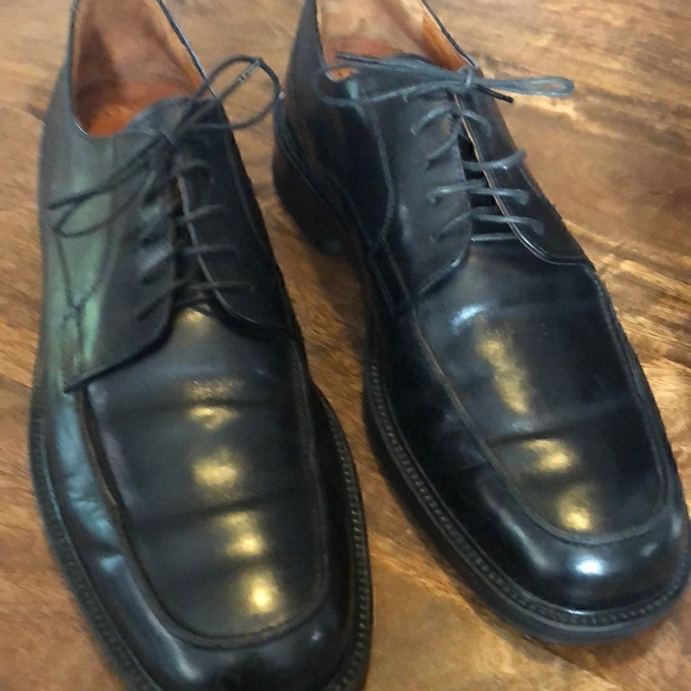 Johnston & Murphy Lang Black Leather Dress shoes size 9N